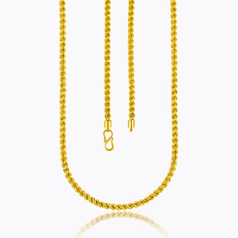 Gold Chains 22 Karat Yellow Gold Runic Glow 22KT Gold Chain