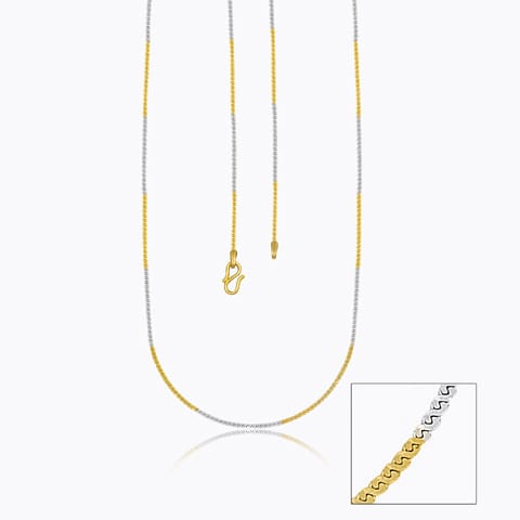 Two Flate 22KT Gold Chain Two Flate 22KT Gold Chain
