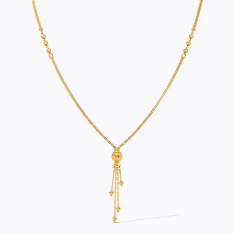 Dainty Rosette 22KT Gold Chain