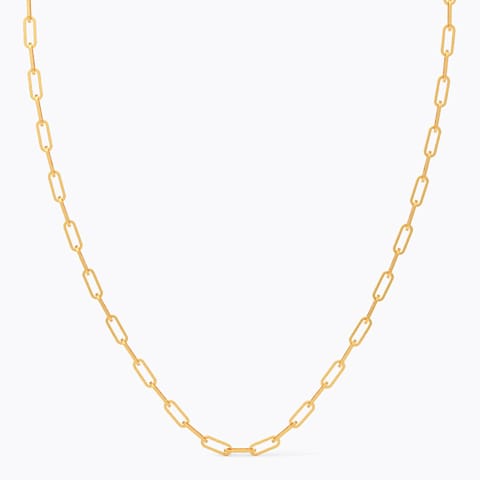 Shimmering Links 22KT Gold Chain