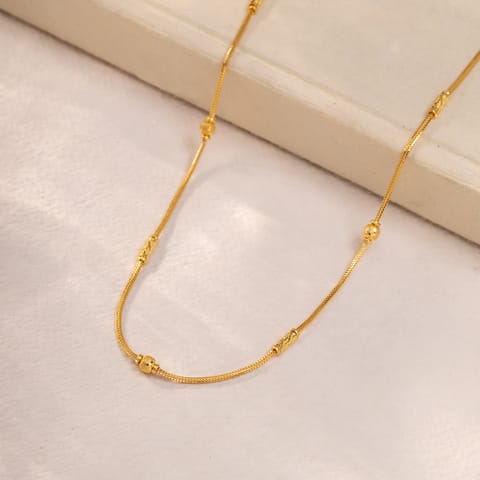 Dokiya Dots 22KT Unisex Gold Chain Dokiya Dots 22KT Unisex Gold Chain