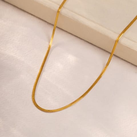 Gilded Tube 22KT Unisex Gold Chain Gilded Tube 22KT Unisex Gold Chain