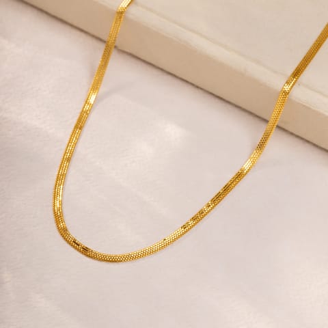 Gleaming Highway 22KT Unisex Gold Chain