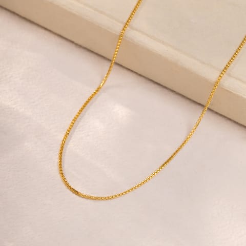 Auric Box 22KT Unisex Gold Chain