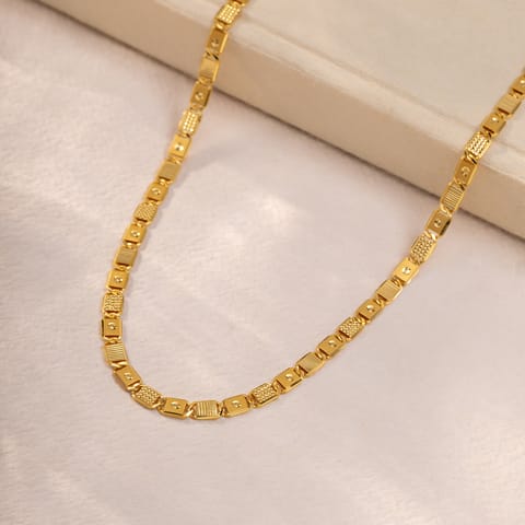 Nawabi 22KT Unisex Gold Chain