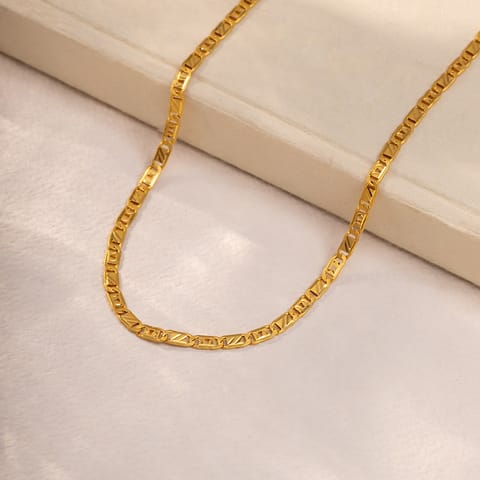 Cavern Nawabi 22KT Unisex Gold Chain