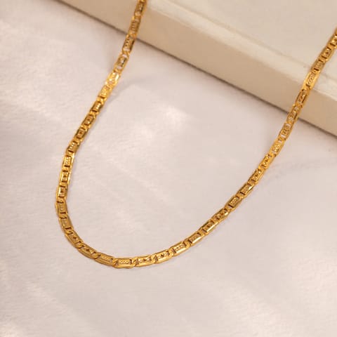 Crater Nawabi 22KT Unisex Gold Chain