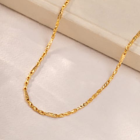 Dazzling Choco 22KT Unisex Gold Chain Dazzling Choco 22KT Unisex Gold Chain
