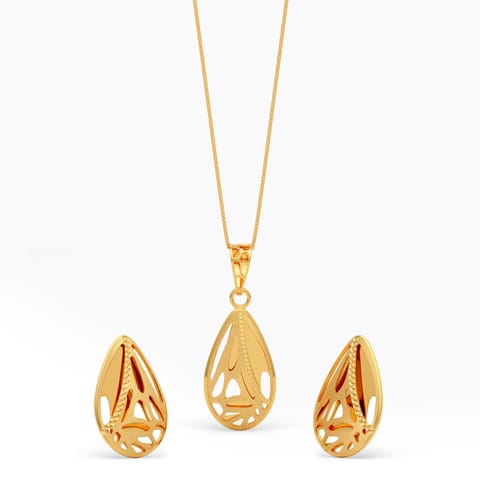 Sohana Shine 22KT Gold Pendant Set Sohana Shine 22KT Gold Pendant Set