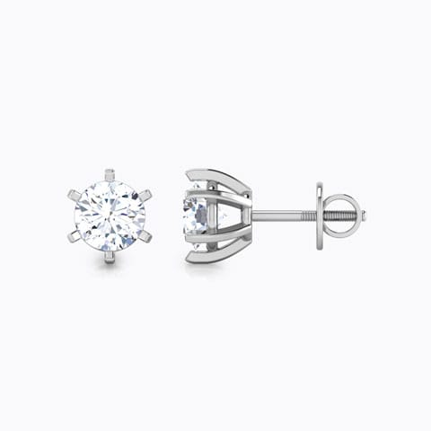 Celeste Solitaire Stud Earrings Celeste Solitaire Stud Earrings