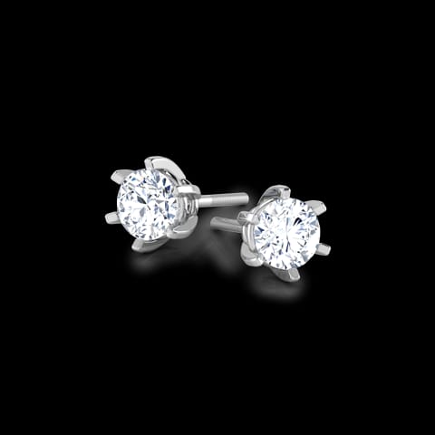 Celeste Solitaire Stud Earrings Celeste Solitaire Stud Earrings