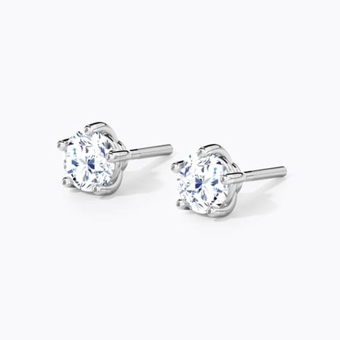 5 Prong Stud Earrings