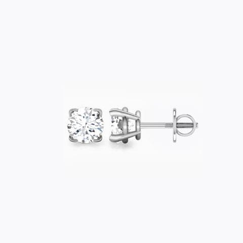 V-prong Stud Earrings