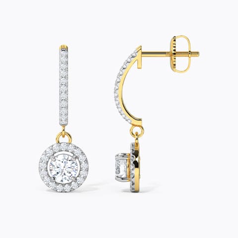 Debbie Bling Solitaire Drop Earrings