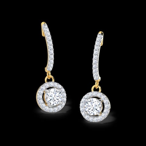 Debbie Bling Solitaire Drop Earrings