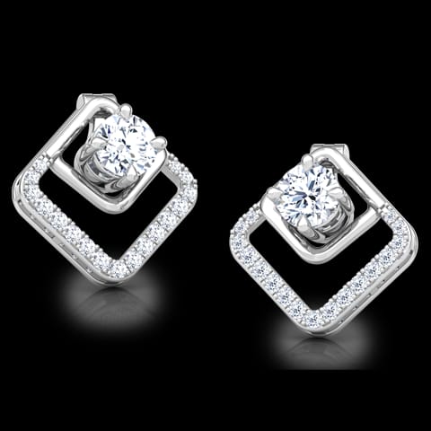 Gleam Quad Solitaire Stud Earrings Gleam Quad Solitaire Stud Earrings
