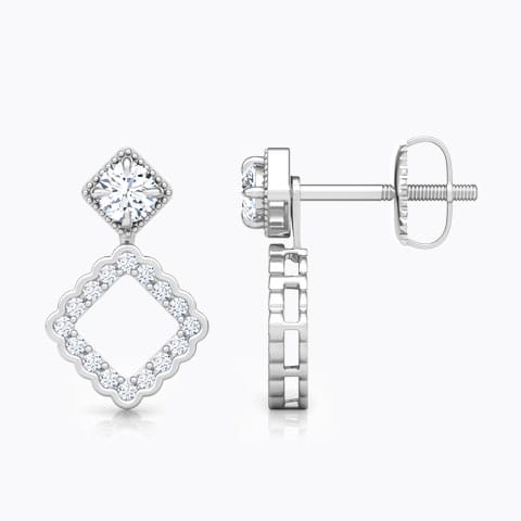Glint Halo Solitaire Stud Earrings Glint Halo Solitaire Stud Earrings