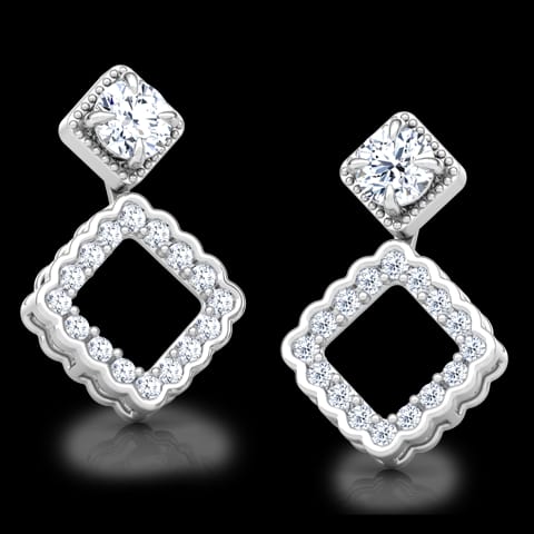 Glint Halo Solitaire Stud Earrings Glint Halo Solitaire Stud Earrings