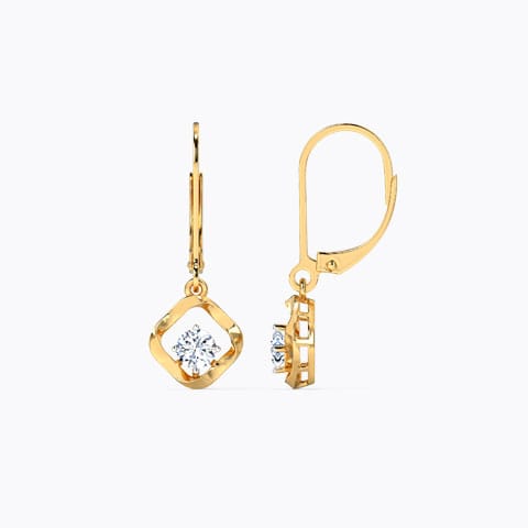 Twisty Solitaire Drop Earrings Twisty Solitaire Drop Earrings