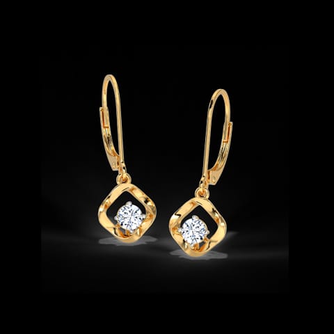 Twisty Solitaire Drop Earrings Twisty Solitaire Drop Earrings