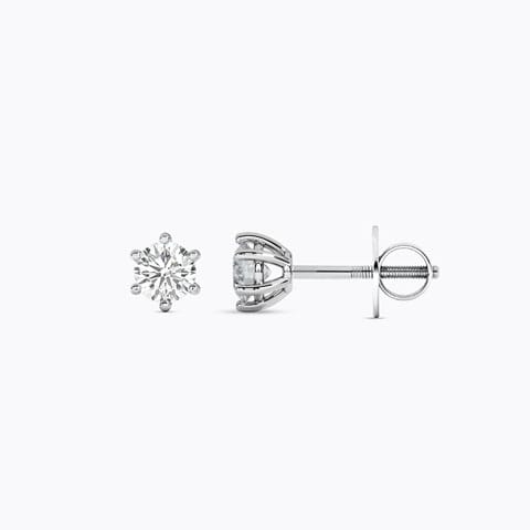 Vibrant Solitaire Stud Earrings Vibrant Solitaire Stud Earrings