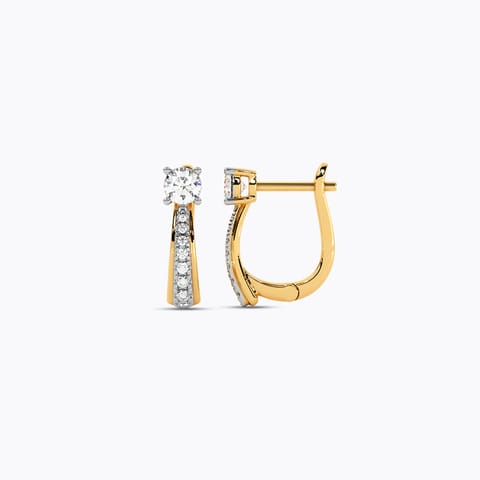 Reverie Solitaire Hoop Earrings Reverie Solitaire Hoop Earrings