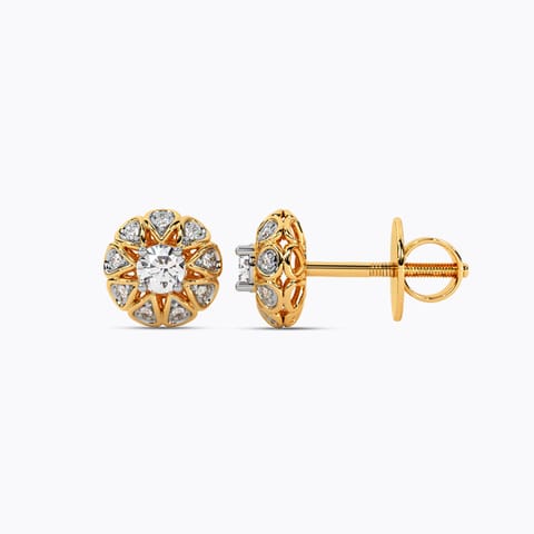 Auric Solitaire Stud Earrings Auric Solitaire Stud Earrings