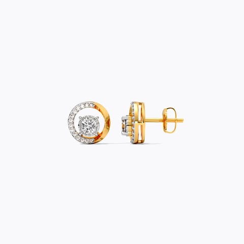 Radiant Halo Solitaire Stud Earrings Radiant Halo Solitaire Stud Earrings