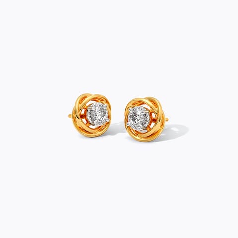 Zinnia Solitaire Stud Earrings Zinnia Solitaire Stud Earrings