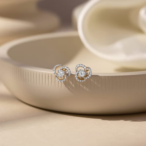 Iris Solitaire Stud Earrings Iris Solitaire Stud Earrings