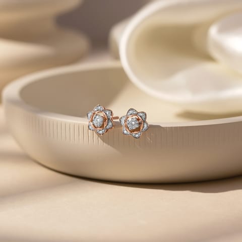 Padma Solitaire Stud Earrings Padma Solitaire Stud Earrings