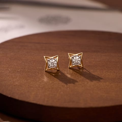 Refined Radiance Solitaire Stud Earrings Refined Radiance Solitaire Stud Earrings