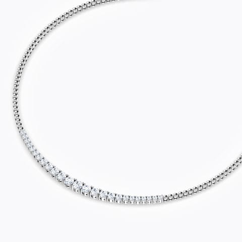 Graduating Quarter Solitaire Necklace