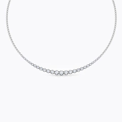 Graduating Illusion Solitaire Necklace Graduating Illusion Solitaire Necklace
