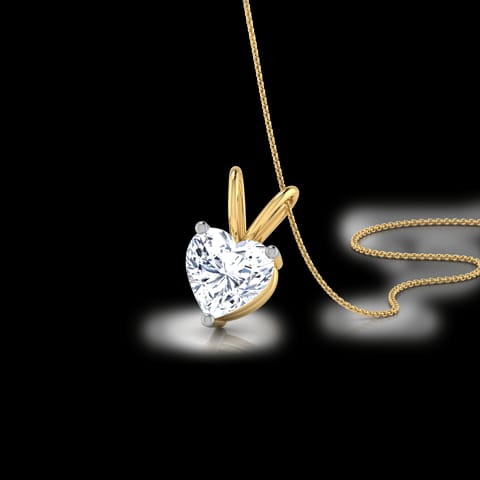 Loopy Heart Solitaire Pendant Loopy Heart Solitaire Pendant