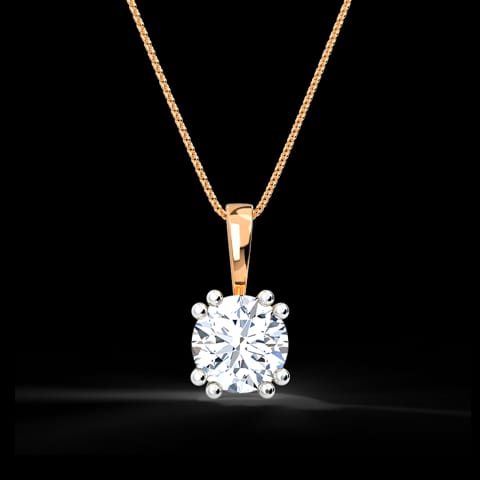 Simple Solitaire Pendant Simple Solitaire Pendant