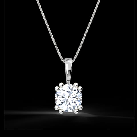 Simple Solitaire Pendant Simple Solitaire Pendant