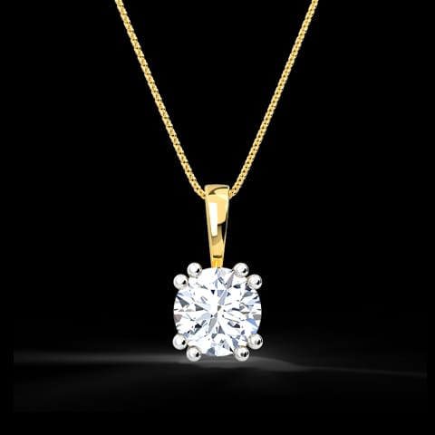 Simple Solitaire Pendant Simple Solitaire Pendant