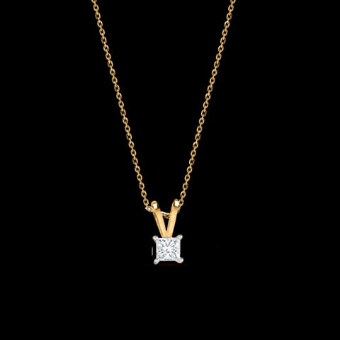 Glimmer Princess Solitaire Pendant Glimmer Princess Solitaire Pendant