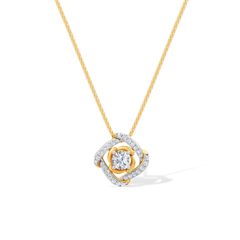 Curved Craft Solitaire Pendant Curved Craft Solitaire Pendant