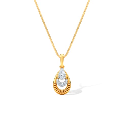 Elegant Pear Solitaire Pendant Elegant Pear Solitaire Pendant