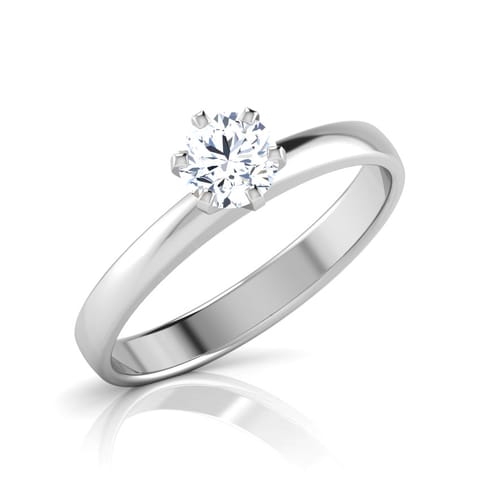 Solitary Solitaire Ring