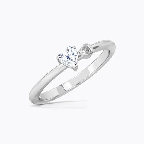 Caro Heart Solitaire Ring Caro Heart Solitaire Ring