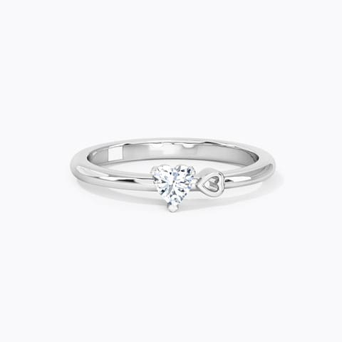 Caro Heart Solitaire Ring Caro Heart Solitaire Ring