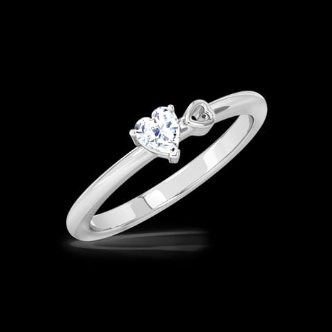 Caro Heart Solitaire Ring Caro Heart Solitaire Ring