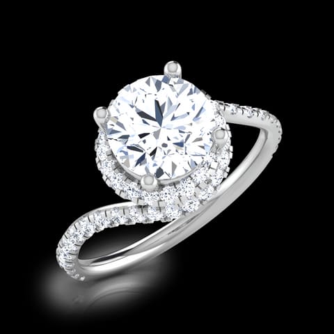 Spiral Solitaire Ring Spiral Solitaire Ring