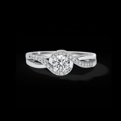 Infinity Solitaire Ring Infinity Solitaire Ring