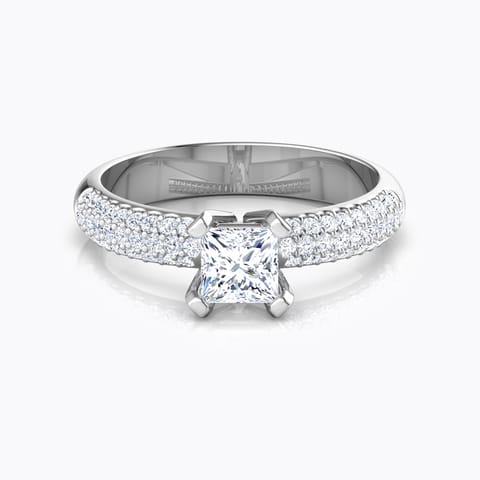 Charm Princess Solitaire Ring Charm Princess Solitaire Ring