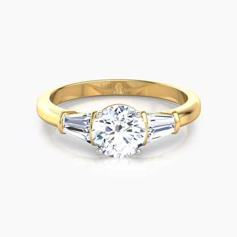 Gleem Baguette Solitaire Ring Gleem Baguette Solitaire Ring