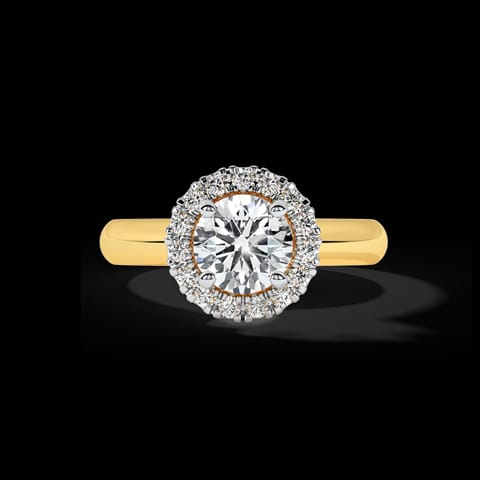 Floral Solitaire Ring Floral Solitaire Ring